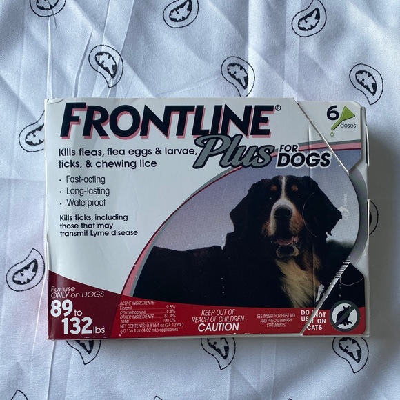 Frontline Plus Flea & Tick for XL Dogs (89–132 lb), 6 Doses - Picture 1 of 14